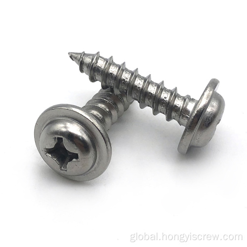 Cross Self Tapping Screws Round Washer Head Phillips Flat Tail Self-tapping Screw Manufactory